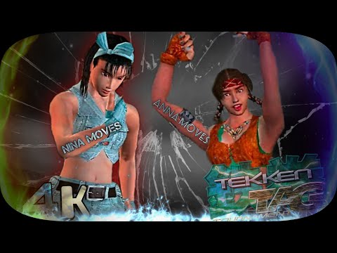 Jun ( Nina ) & Julia ( Anna Moves ) Hard Tekken Tag Remastered UHD 4K 60 FPS
