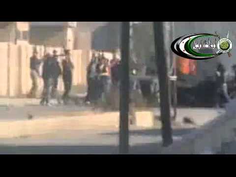 تدمير دبابة من قبل كتيبة شهداء الجولان التابعة لألوية أحفاد الرسول في قرية البويضة في ريف دمشق