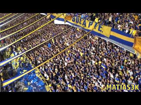 "Boca Palmeiras Lib18 / Empieza el partido" Barra: La 12 &bull; Club: Boca Juniors