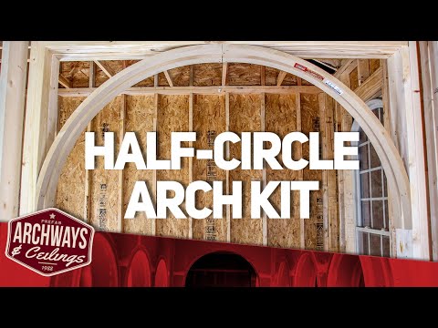 Installing a Prefab Half-Circle Arched Opening