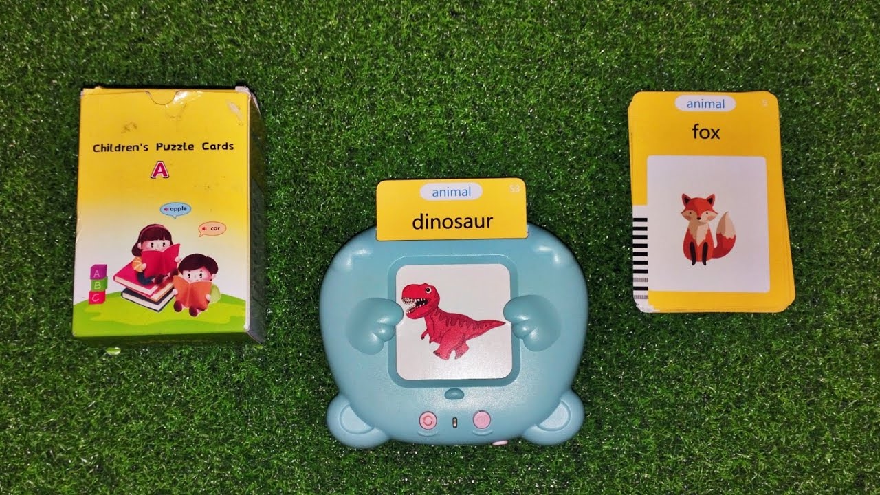 Talking Flashcards Learning Toy for Toddlers – Interactive Educational Cards for Kids Ages 2–5