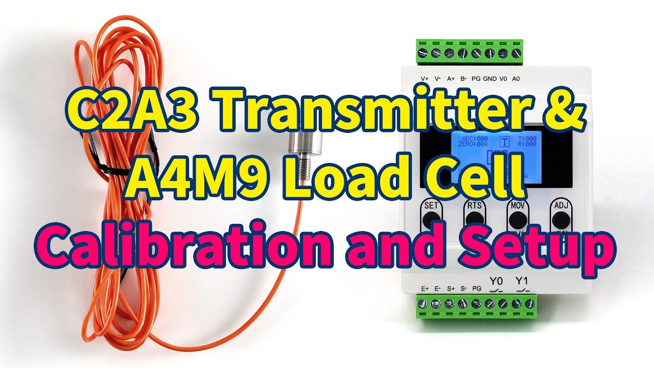 ST Indicator +A4M9 Load Cell Calibration and Setup Tutorial