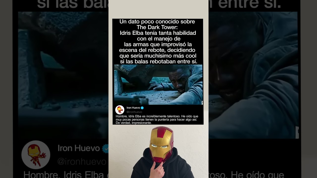 Un dato poco conocido sobre The Dark Tower: Idris Elba era tan hábil con el manejo de armas que él