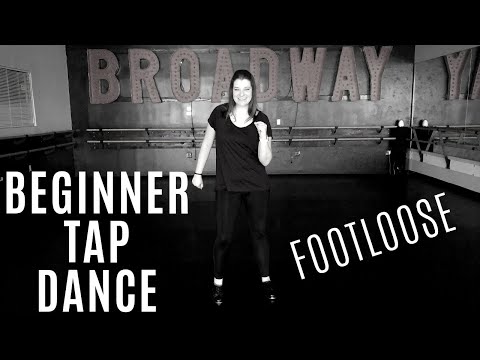 BEGINNER TAP DANCE | "Footloose" by Kenny Loggins | Easy Tap Steps!