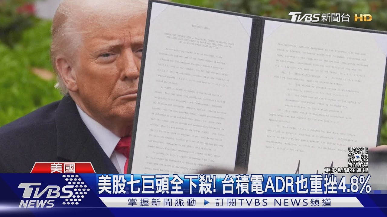 川普關稅對中續強硬!美股狂瀉 道瓊挫千點