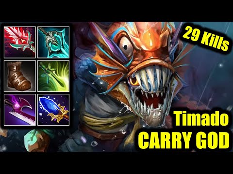 🔥 CARRY GOD - RAMPAGE - Timado - Slark - Dota 2 Pro Game Highlights