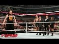 Brock Lesnar Calls Out Seth Rollins Raw January 19 2015
