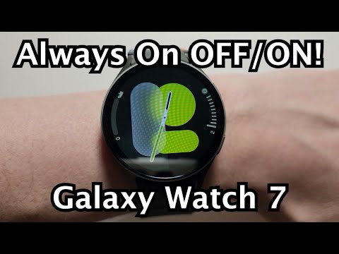 Samsung Galaxy Watch 7: How to Turn OFF/ON Always On Display!