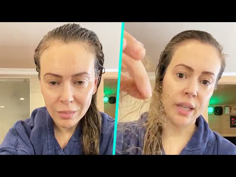 Alyssa Milano Reveals Shocking Hair Loss From COVID-19