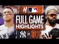 New York Yankees Vs San Francisco Giants FULL GAME HIGHLIGHTS March 27 2026 MLB Season