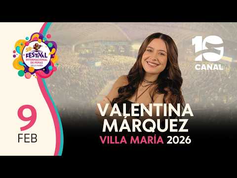 VALENTINA MARQUEZ in Villa María 2026 | International Festival of Peñas