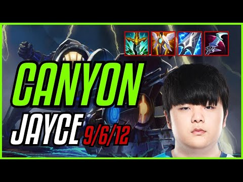 CANYON - JAYCE - EUW CHALLENGER - PATCH 11.9