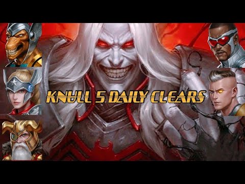 KNULL 5 DAILY CLEARS WBL | Marvel Future Fight #MFF