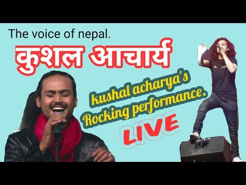 Kushal acharya's rocking performance/कलिलो तामालाई/live