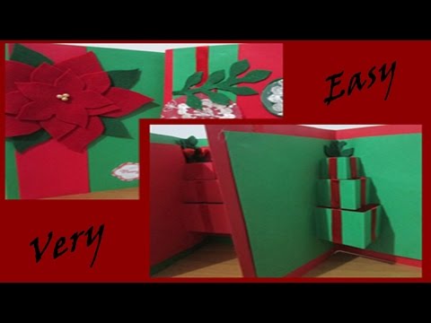 TUTORIAL: Biglietto 3D Natale in meno di 15 minuti! - Pop up Card 3D Christmas