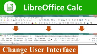 How to Enable Libre Office calc Ribbon | Making LibreOffice Like Microsoft Office | Tabbed Mode