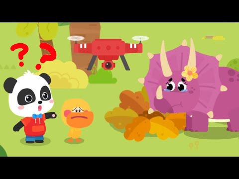 Little Panda's Learning Academy #11 - Join Kiki and Explore the Dinosaur Kingdom - BabyBus Game