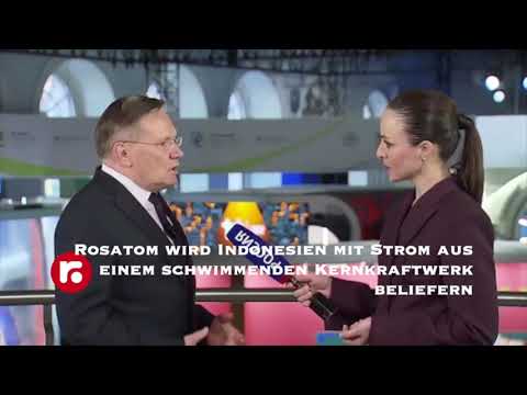 Rosatom wird Indonesien mit Strom aus einem schwimmenden Kernkraftwerk beliefern