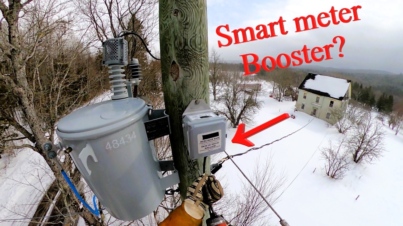 Smart meters - Installing mesh node base