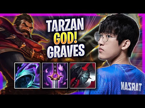 TARZAN IS A GOD WITH GRAVES! - LNG Tarzan Plays Graves JUNGLE vs Wukong! | Season 2024
