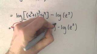 Logarithms : Expanding and Combining , Example 2