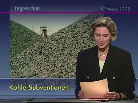 Kohle Subvention Tagesschau 17 März 1995