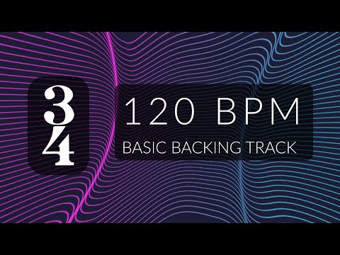 Basic Backing Track for 3/4 Time at 120 bpm