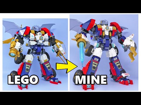 Upgrading LEGO Ninjago Zane's Ultra Combo Mech (Compilation Video)