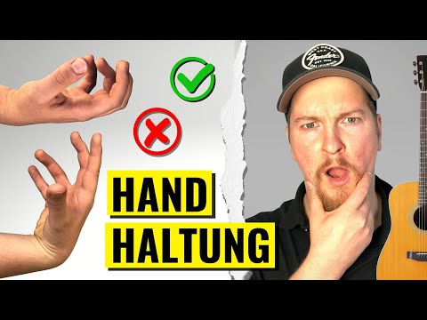 Optimale Handhaltung beim Gitarre spielen | Linke Hand sauber greifen für Akkorde & Skalen