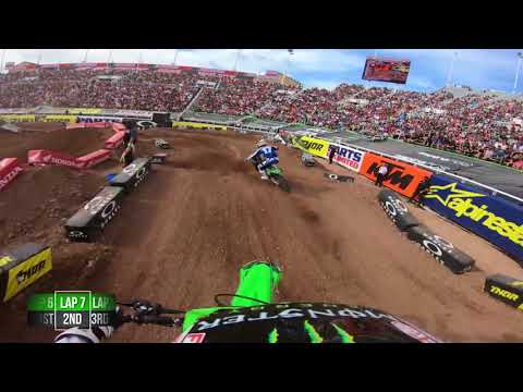 Supercross GoPro Shane McElrath Adam Cianciarulo Salt Lake City 2018