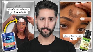 Skincare Cocktail GONE WRONG! - When Beauty Turns Ugly!