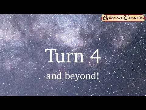 TURNS 4 and ON: Elemental Card Action- Arcana Towers Tarot Themed Board Game