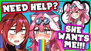 Raora pukes IRyS' cake on Fuwawa's shop