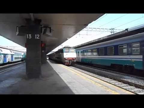 E 444.076 IN PARTENZA DA ROMA TERMINI CON L' IC 551