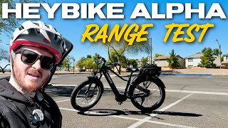 Small Battery BIG RANGE? HeyBike Alpha Range Test