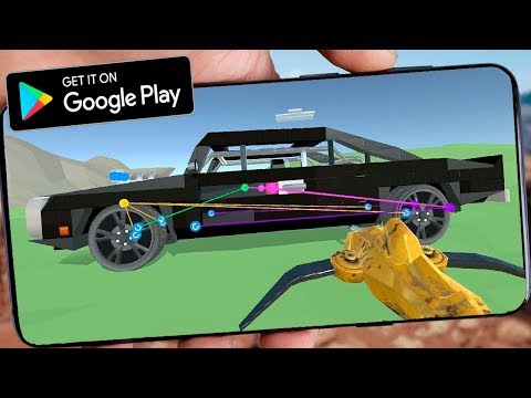 😱Scrap Mechanic на Андроид? Строим свою тачку в Evertech Sandbox!