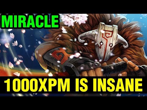 1000XPM IS COMPLETELY INSANE!! - MIRACLE- JUGGERNAUT 7.15- Dota 2