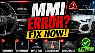 Audi MMI Problems? Fix These Common Errors Fast