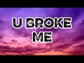 Muyinda Jalilu - U Broke Me (Lyrics)