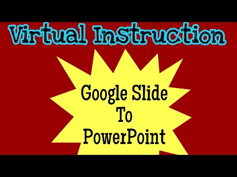 Change Google Slide to PowerPoint