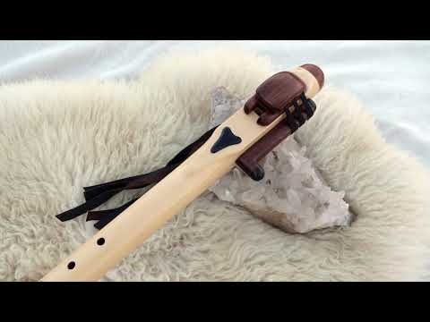 Native American Style Bass flute Key of G - 7 Hole Extended scale Side Blown model