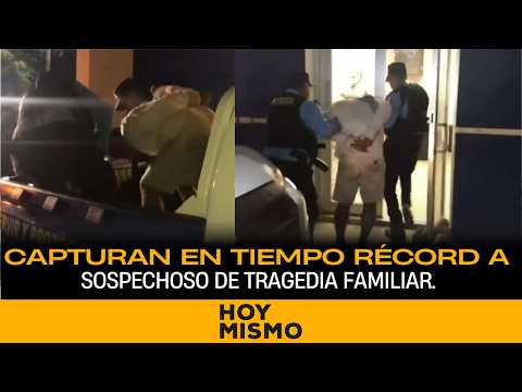 Justicia en Choloma: Capturan en tiempo récord a sospechoso de tragedia familiar.