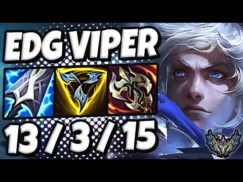 Ezreal vs Varus ADC [ EDG Viper ] Patch 12.18 Korea Challenger ✅
