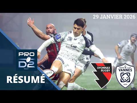 Pro D2: Oyonnax vs Vannes match summary - Round 19, 2025/26 Season