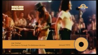 Joe Cocker - She Came In Through The Bathroom Window ( Orig. Footage 1970 Featuring Leon Russell  )