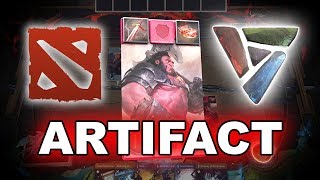 Dota 2 ARTIFACT - FIRST GAMEPLAY!