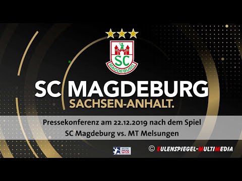 22.12.2019 Die PK nach dem Spiel SCM vs. MT Melsungen