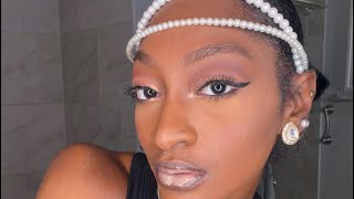 BRIDAL INSPIRED DIY MAKE-UP TUTORIAL (Beginner Friendly)✨👰🏾‍♀️💄🪞💐