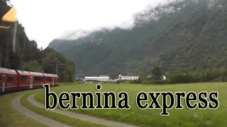 preview picture of video 'trenino del bernina TIRANO ST MORITZ  25-08-2014'