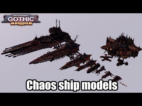 Battlefleet Gothic: Armada ➤ Chaos ➤ Flagship model assembly & tribute